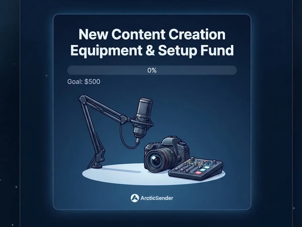 New Content Creation Equipment & Setup Fund gift image